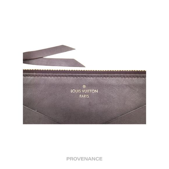 🔴 Louis Vuitton Zip Pouch Wallet - Bordeaux Leather - Picture 5 of 7